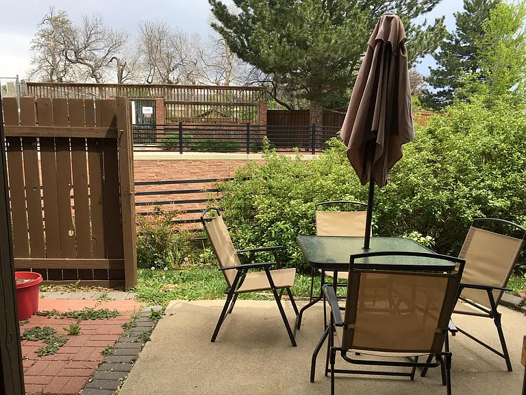 Back patio.