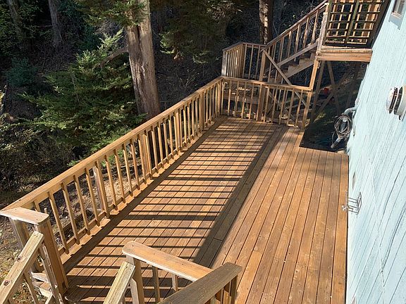 Sun socked private deck