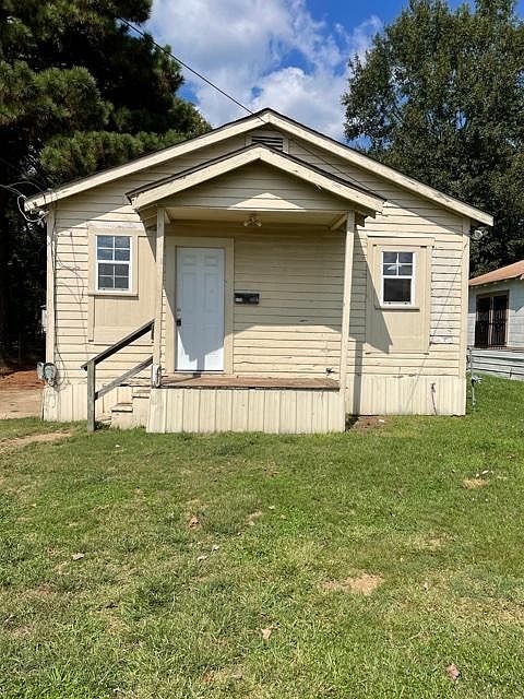 Front view of the home