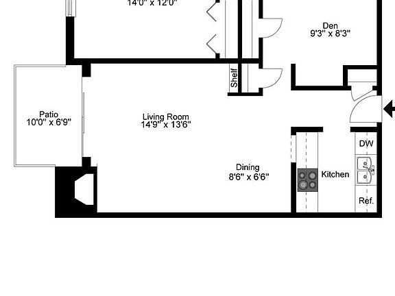 4th image of 2050 S Monaco Pkwy APT 303