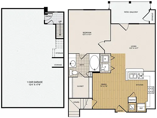 Floor plan A2 Garage