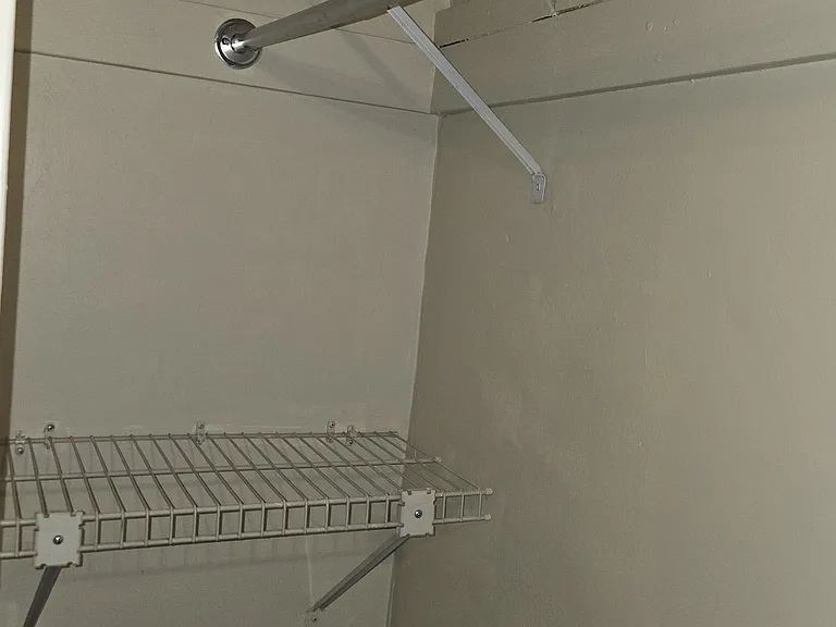 Left Room closet shelving