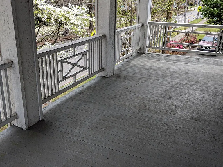 Upstairs porch