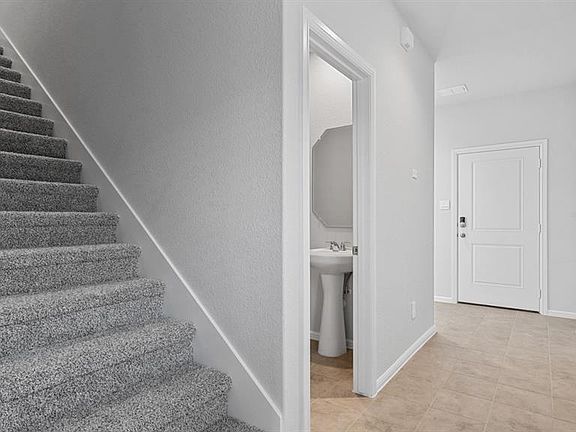 Entry with Guest Half Bath