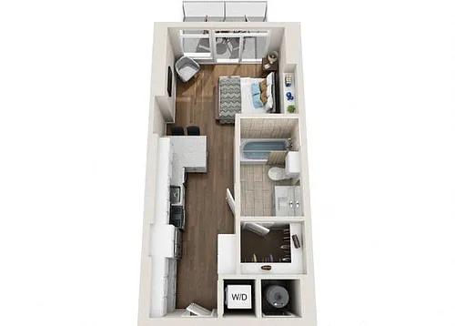 Floor plan Studio E1A