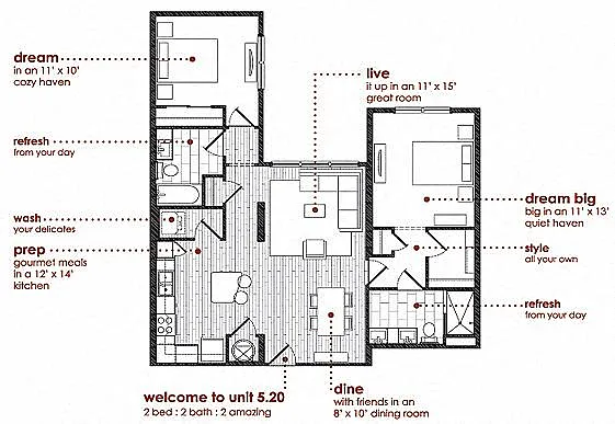 Floor plan B1