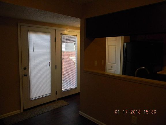 dining room looking to back door