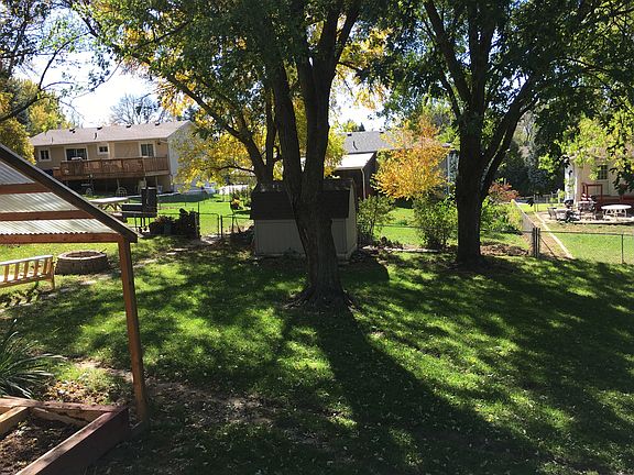 huge fenced shaded backyard