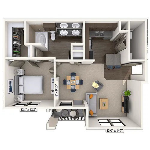 Floor plan Red Oak