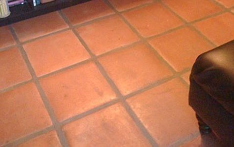 Saltillo/Mexican tile floor
