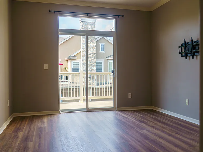 Master bedroom with balcony access