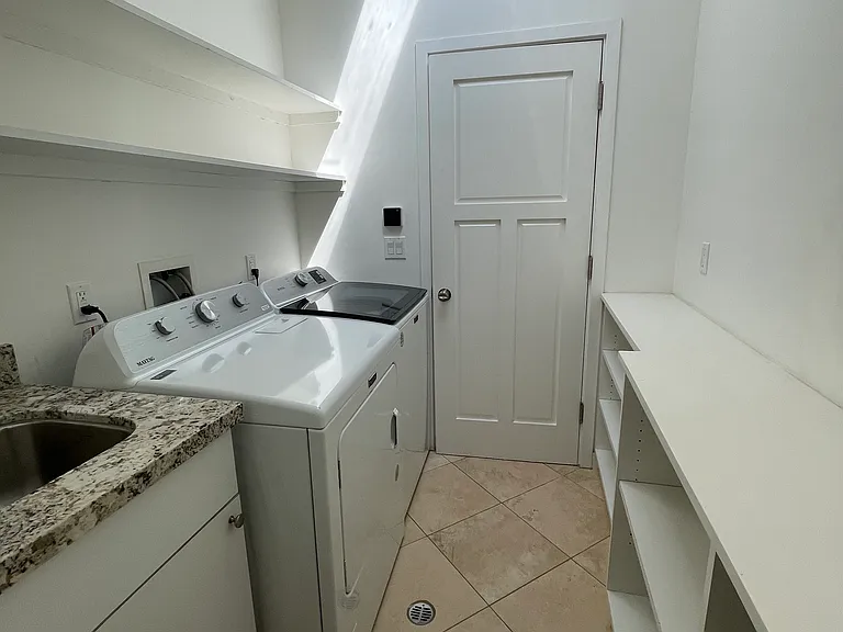 Laundry room.