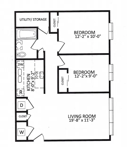 Floor plan Redwood