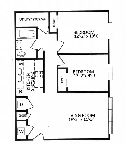 Floor plan Redwood