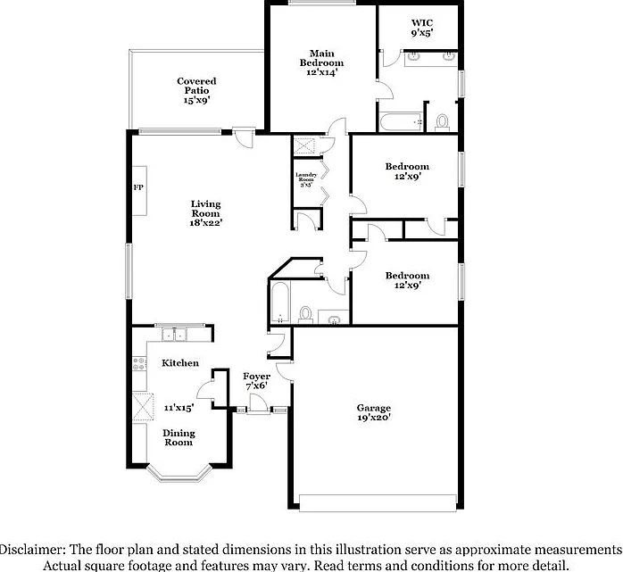 3 bed, 2.0 bath, 1533 sqft, $2,090 — Photo 2