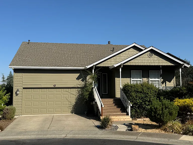 Front upper portion of home. Lower entry is on the left side.