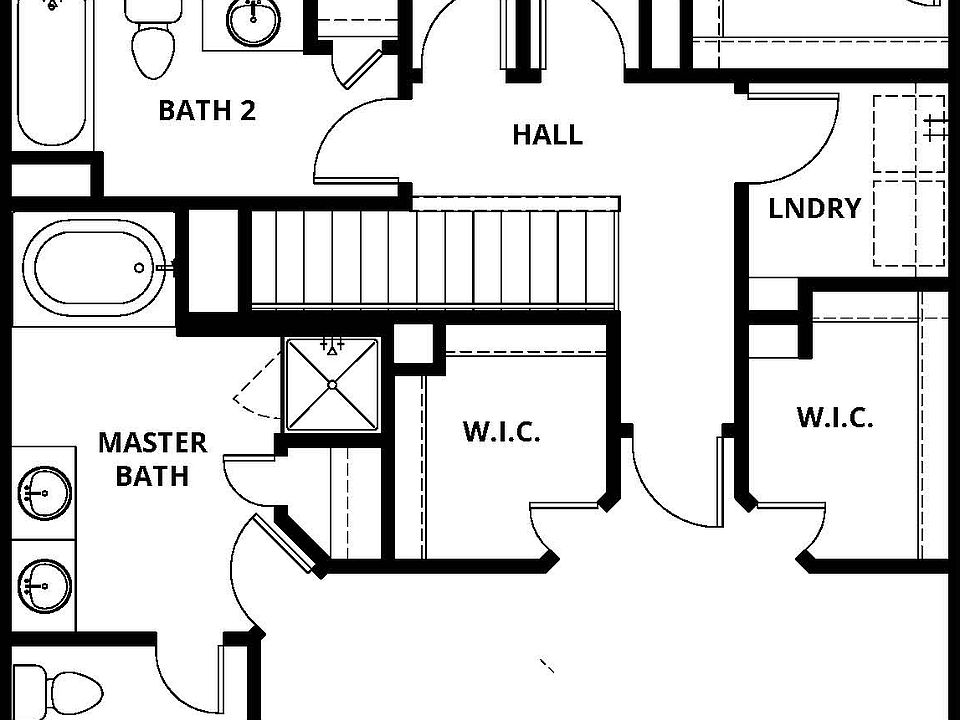 Second floor layout of the Mesquite.