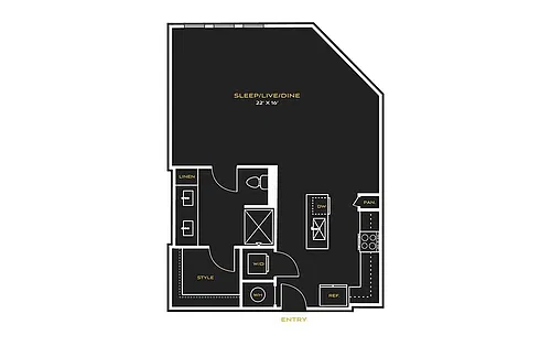 Floor plan Studio H