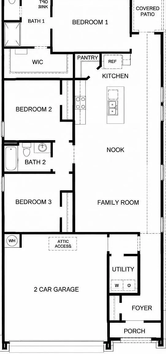 3 bed, 2.0 bath, 1535 sqft, $2,050 — Photo 3
