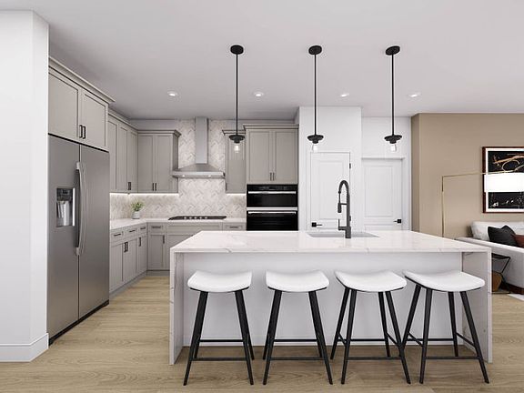 Kitchen Opens to the Gathering Room