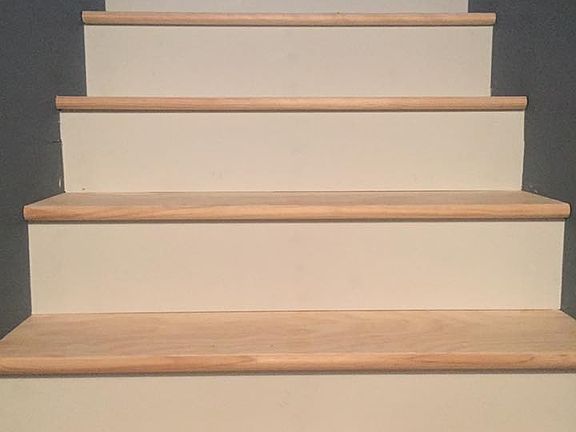 basement stairs remodeled