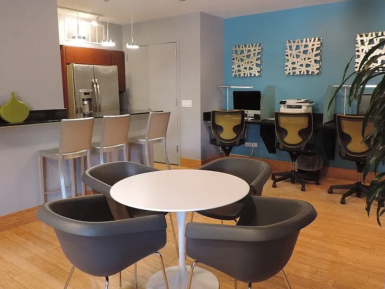 Resident Lounge with Entertaining Kitchen
