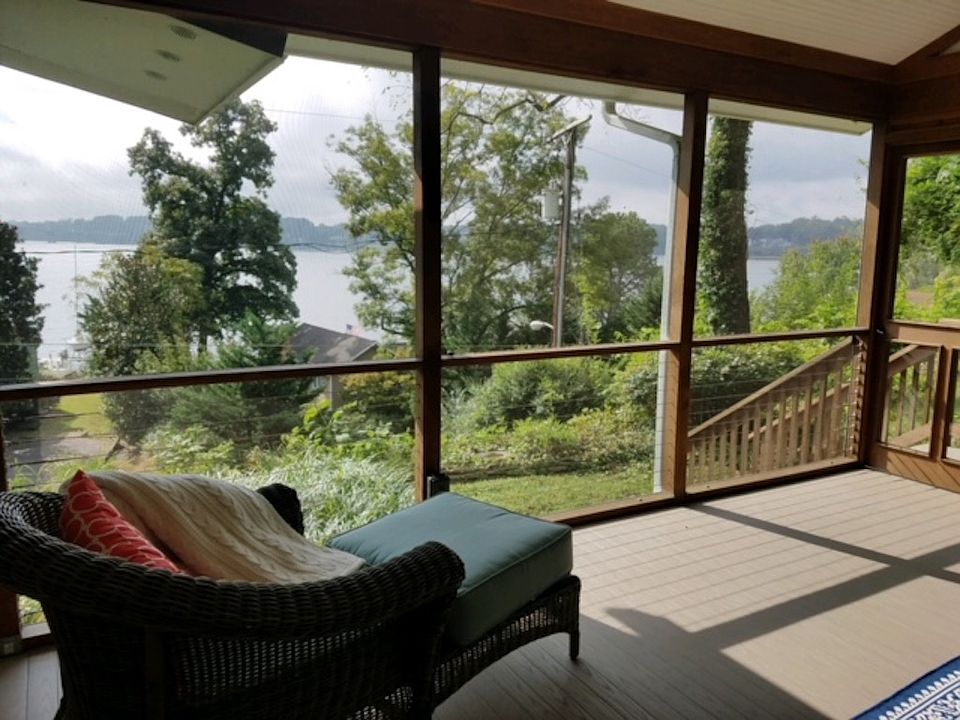 Water view from porch