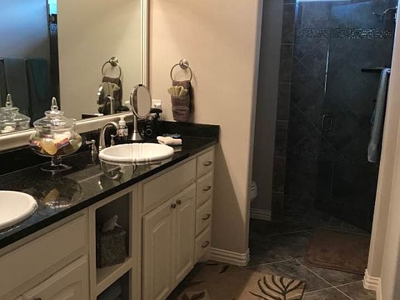 Master bath double sinks