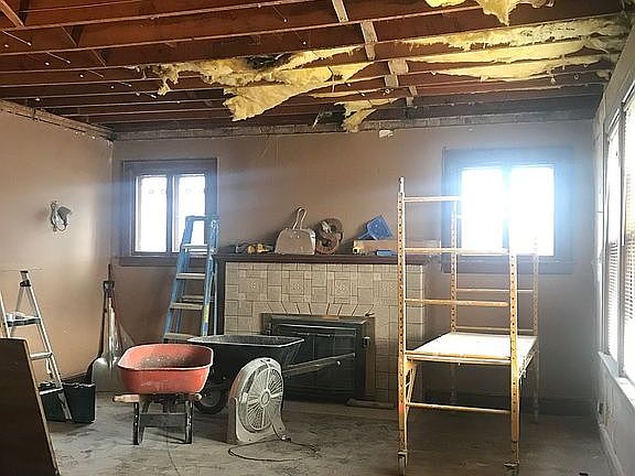 Living Room - New wiring
