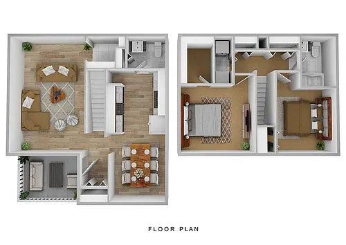 Floor plan B - The Maple