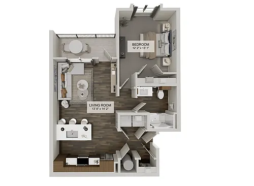 Floor plan Pikes Grand (A2A)