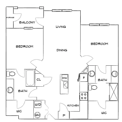 Floor plan Design 2A