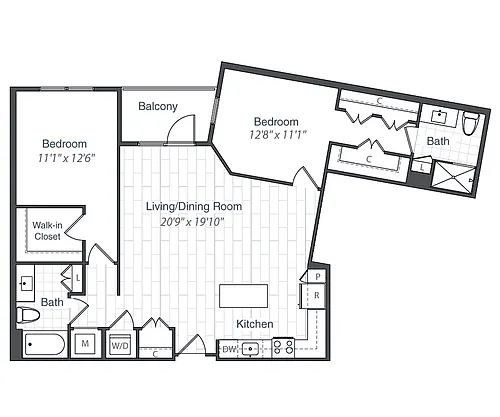 Floor plan B14-1141