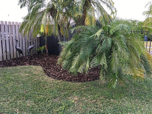 Garden right of driveway