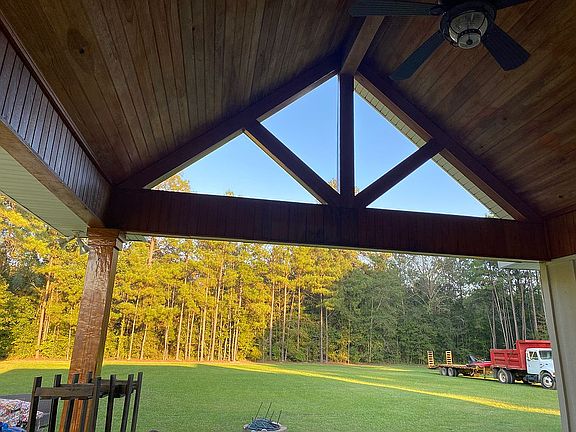 Back porch - cypress