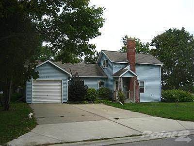 View of Home from Spruce Street. Home sits on the corner of Spruce and 8th.