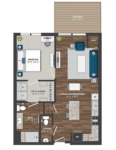 Floor plan B7