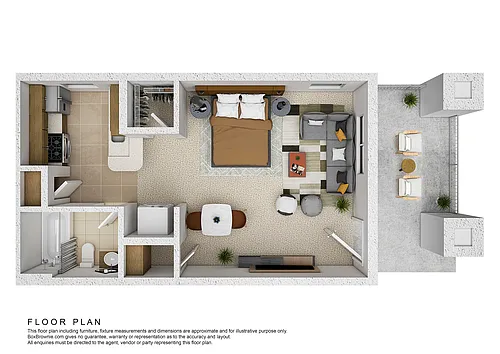 Floor plan Studio