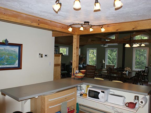 Kitchen opens into the Great Room