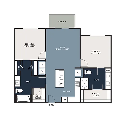 Floor plan B1A