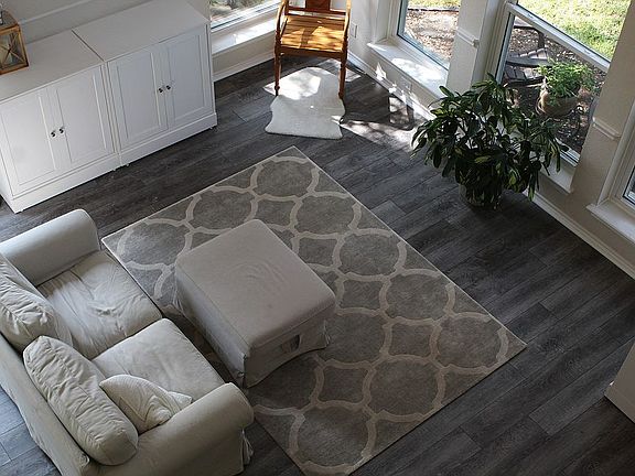 Living room at front door