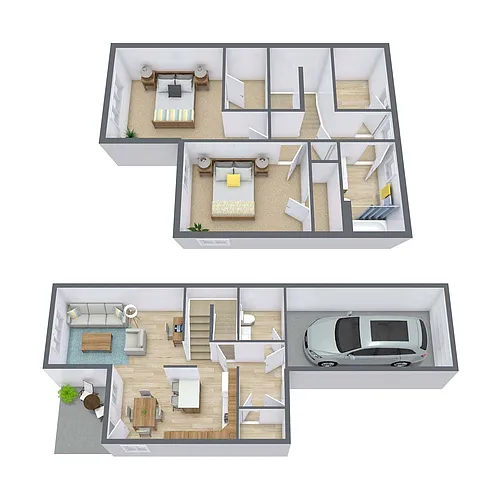 Floor plan Two Bedroom 215A