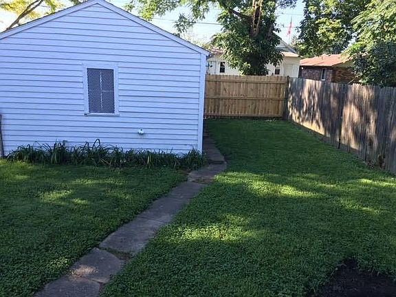 View of back yard from back porch