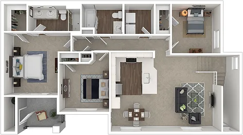 Floor plan 3X2E