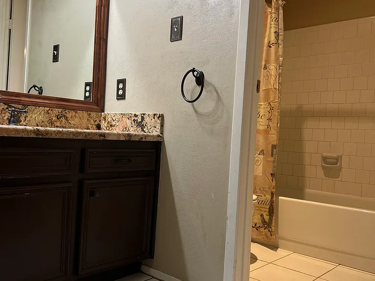 Wash room and shower for master bedroom