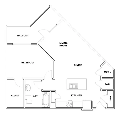 Floor plan A3 X 1X1
