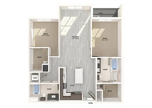 Floor plan B18