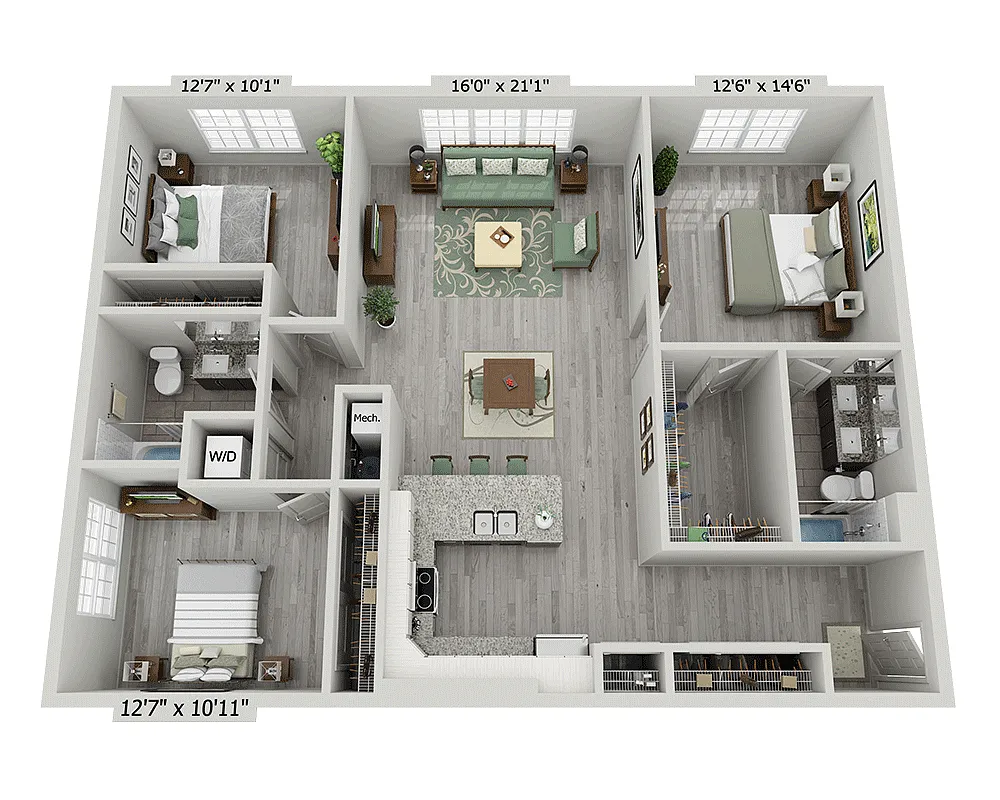 Floor plan Wesley