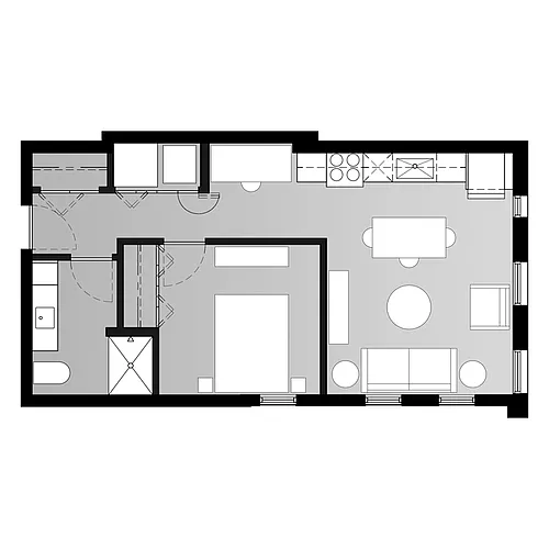 Floor plan 1B