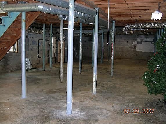 Full Basement with lots of windows & door!  Almost same sq ft as upstairs!